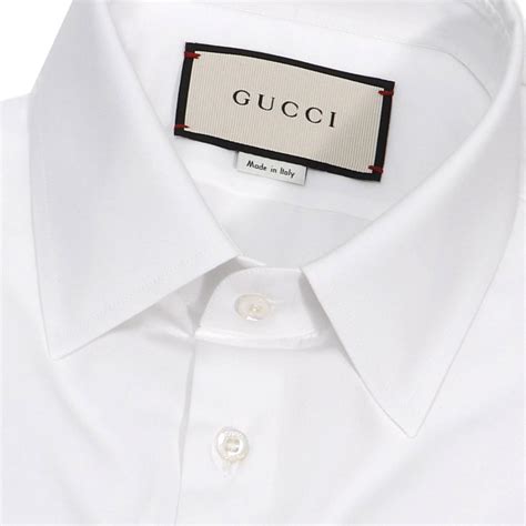 men's gucci white shirt|all white gucci shirt.